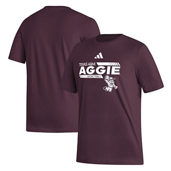 Men's adidas Maroon Texas A&M Aggies Ol' Sarge Basketball T-Shirt