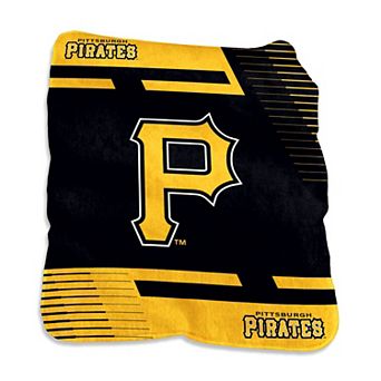 Pittsburgh Pirates Raschel Double Stripe Throw Blanket