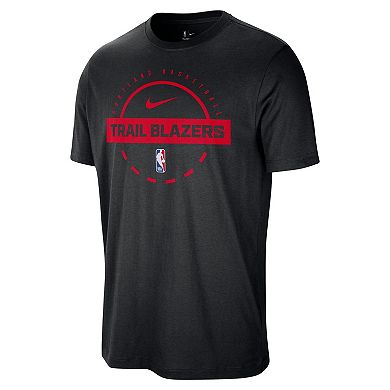 Men's Nike Black Portland Trail Blazers Authentic Practice T-Shirt