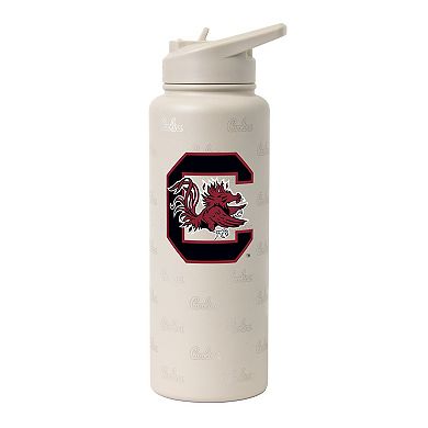 Logo Brands South Carolina Gamecocks 34oz. Sand Ghost Quencher Bottle