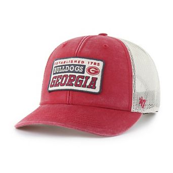 Men's '47 Red/Natural Georgia Bulldogs Canteen Adjustable Trucker Hat