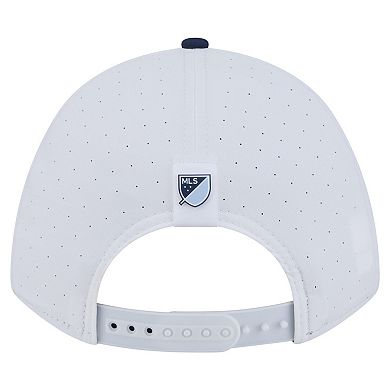 Men's New Era White Sporting Kansas City 2026 MLS Kick Off 9FORTY M-Crown A-Frame Adjustable Hat