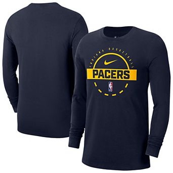 Men's Nike Navy Indiana Pacers Authentic Long Sleeve Practice T-Shirt