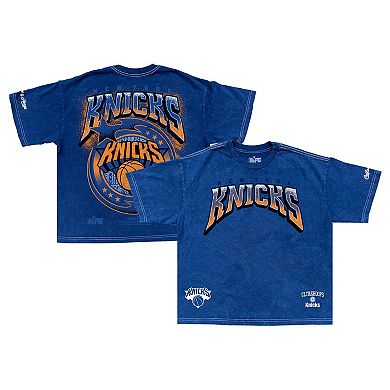 Men's Blue New York Knicks Drip & Dime Collection Premium T-Shirt