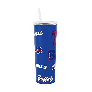 Logo Brands Buffalo Bills 30oz Dreamweave Straw Tumbler