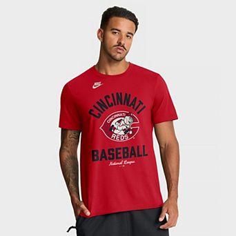 Men's Nike Red Cincinnati Reds Cooperstown Collection T-Shirt