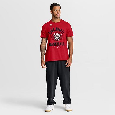 Men's Nike Red Cincinnati Reds Cooperstown Collection T-Shirt