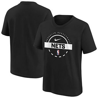 Youth Nike Black Brooklyn Nets Practice T-Shirt