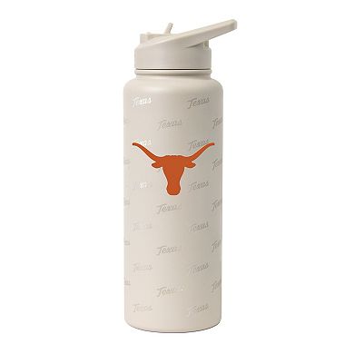 Logo Brands Texas Longhorns 34oz. Sand Ghost Quencher Bottle