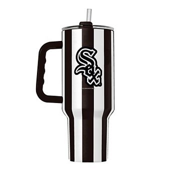 Logo Brands Chicago White Sox 40oz Vertical Stripe Powder Coat Tumbler