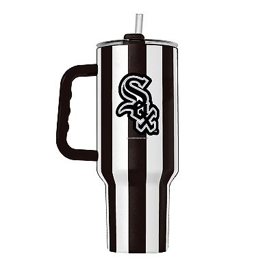 Logo Brands Chicago White Sox 40oz Vertical Stripe Powder Coat Tumbler