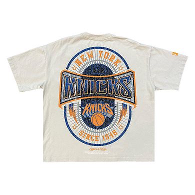 Men's Cream New York Knicks Legend Row Collection Premium T-Shirt