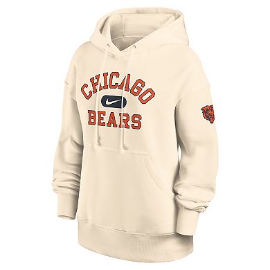 Women's Nike Natural Chicago Bears Oversized Legacy Phoenix Hoodie
