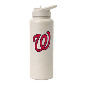 Logo Brands Washington Nationals 34oz. Sand Ghost Quencher Bottle