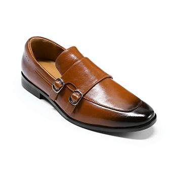 Men's Monk Strap Loafers Slip-On Dress Shoes