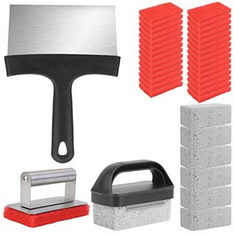 40 pc Griddle Cleaning Kit for Blackstone with Grill Stone Griddle Scraper Griddle Brush