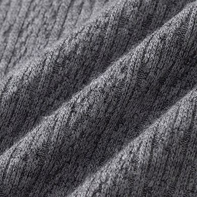 Soft Knit Infinity Scarf with Textured Loop Design for Cozy Layering and Cold-Weather Wear 9x14in