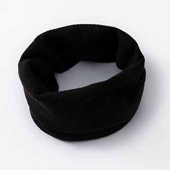 Soft Knit Infinity Scarf with Textured Loop Design for Cozy Layering and Cold-Weather Wear 9x14in