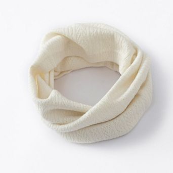 Soft Knit Infinity Scarf with Textured Loop Design for Cozy Layering and Cold-Weather Wear 9x14in