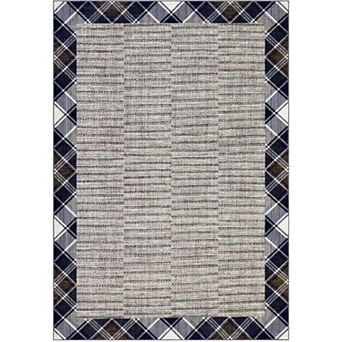 Washable Non-Slip Rug for Living Room,Modern Soft Low Pile Carpet,Thin Contemporary Accent Throw Rug
