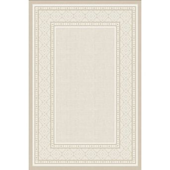 Modern Neutral Bordered Area Rugs, Soft Washable Non Slip Solid Geometric Large Throw Carpet