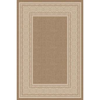 Modern Neutral Bordered Area Rugs, Soft Washable Non Slip Solid Geometric Large Throw Carpet