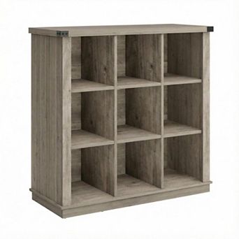 Farmhouse Wood Book Shelf Storage Organizer Bookshelf