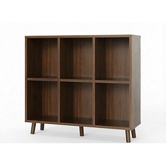 Bookshelf Storage Organizer Shelf Freestanding Open Bookcase Display Cabinet Organizer