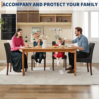 Modern Dining Chairs, Upholstered Linen Parsons Chairs for Kitchen Dining Room Cafe