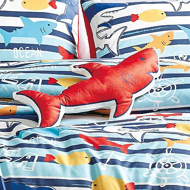 ESCA Shark Comforter Set Kids Bedding