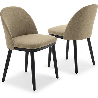 Modern Dining Chairs, Upholstered Fabric Kitchen Chairs for Dining Room Restaurant Cafe