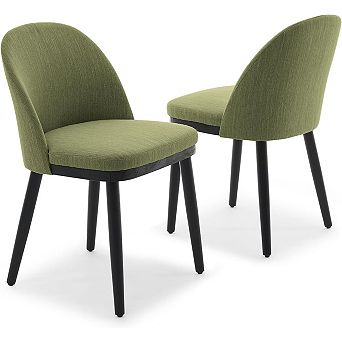 Modern Dining Chairs, Upholstered Fabric Kitchen Chairs for Dining Room Restaurant Cafe