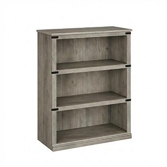 Farmhouse Bookcase, Bookshelf with Open Storage, Wooden Bookshelves Display Shelves for Home Office