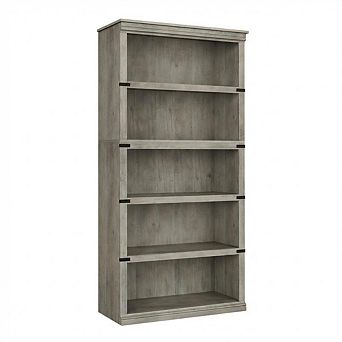 Farmhouse Bookcase, Bookshelf with Open Storage, Wooden Bookshelves Display Shelves for Home Office