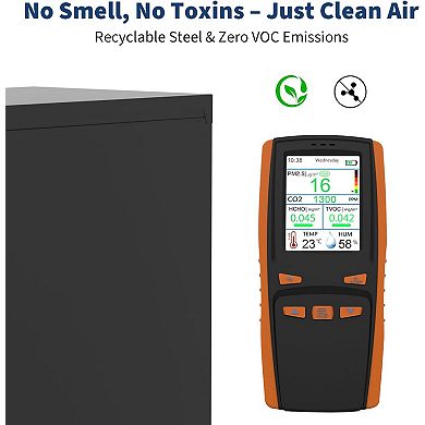 Arched Display Bookshelf with Adjustable Shelves Kitchen Pantry Cabinet Easy Assembly