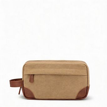 Canvas Hanging Toiletry Bag Water Resistant Medium, 10.00 x 5.00 x 5.50 inches