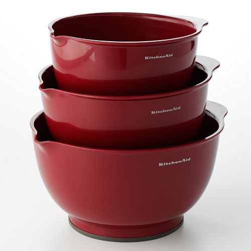 kitchenaid plastic set mixing bowls