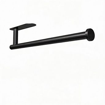 Self-Adhesive Stainless Steel Paper Towel Holder, 13" Long, Wall or Cabinet Mount