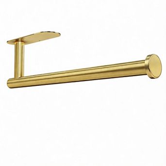 Self-Adhesive Stainless Steel Paper Towel Holder, 13" Long, Wall or Cabinet Mount