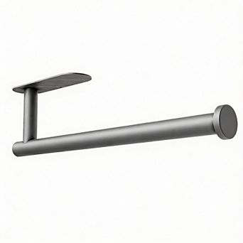 Self-Adhesive Stainless Steel Paper Towel Holder, 13" Long, Wall or Cabinet Mount