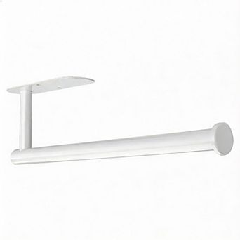 Self-Adhesive Stainless Steel Paper Towel Holder, 13" Long, Wall or Cabinet Mount
