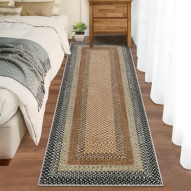 Machine Washable Modern Texure Area Rugs for Livingroom Bedroom Kitchen