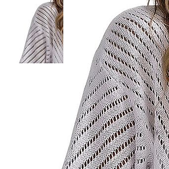 Women's Summer Stylish Knitted Cardigan Casual V-neck Open Front Knit Sweater Loose Fit Daily Wear