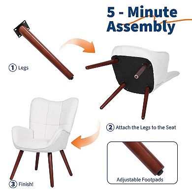 Modern Upholstered Dining Chairs with Backrests, Suitable for Kitchens, Dining Rooms, and Cafes