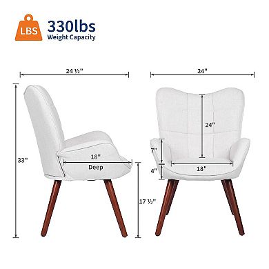 Modern Upholstered Dining Chairs with Backrests, Suitable for Kitchens, Dining Rooms, and Cafes