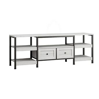 63" Industrial TV Stand with 2 Drawers - Entertainment Center and Industrial TV Console Table
