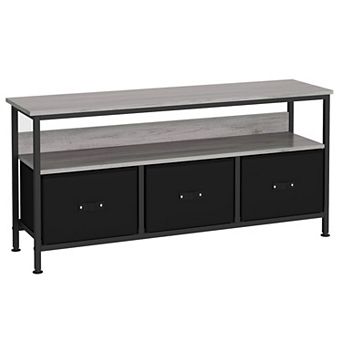 TV Stand, Entertainment Center with Storage, 55 in TV Stand for Bedroom Small TV Stand with Drawers