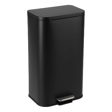 Trash Can Stainless Steel Garbage with Removable Inner Bucket