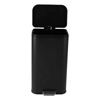 Trash Can Stainless Steel Garbage with Removable Inner Bucket