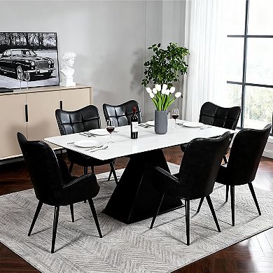 Modern Accent Chair, Upholstered Grey Fabric Chair with Oak Legs for Kitchen Dining Room Cafe